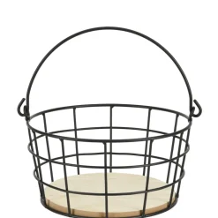 Panier en métal avec poignée, petit
