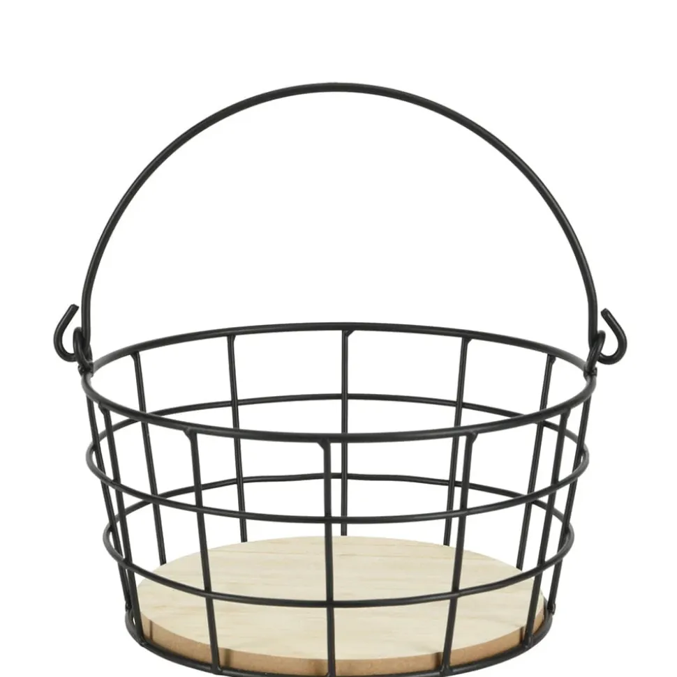 Panier en métal avec poignée, petit