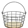 Panier en métal avec poignée, moyen