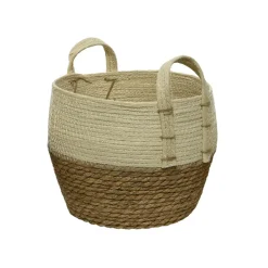 Panier tissé en feuilles de maïs, 9,5 x 11″