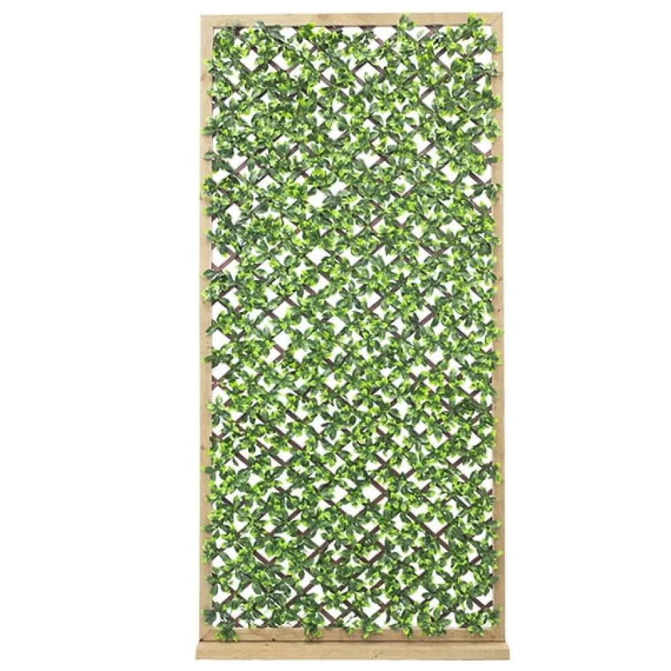 Panneau d’intimité autoportant en bois, 76 x 42″