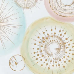 Pastel Circles Painting, 32 x 32″