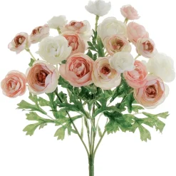 Petit bouquet de renoncules artificielles, 10,5″