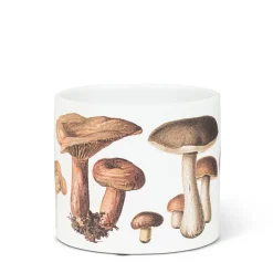 Petit pot décoratif à motif de champignons, 4,5″