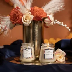 Petite bougie saffron silk, 4,3 oz