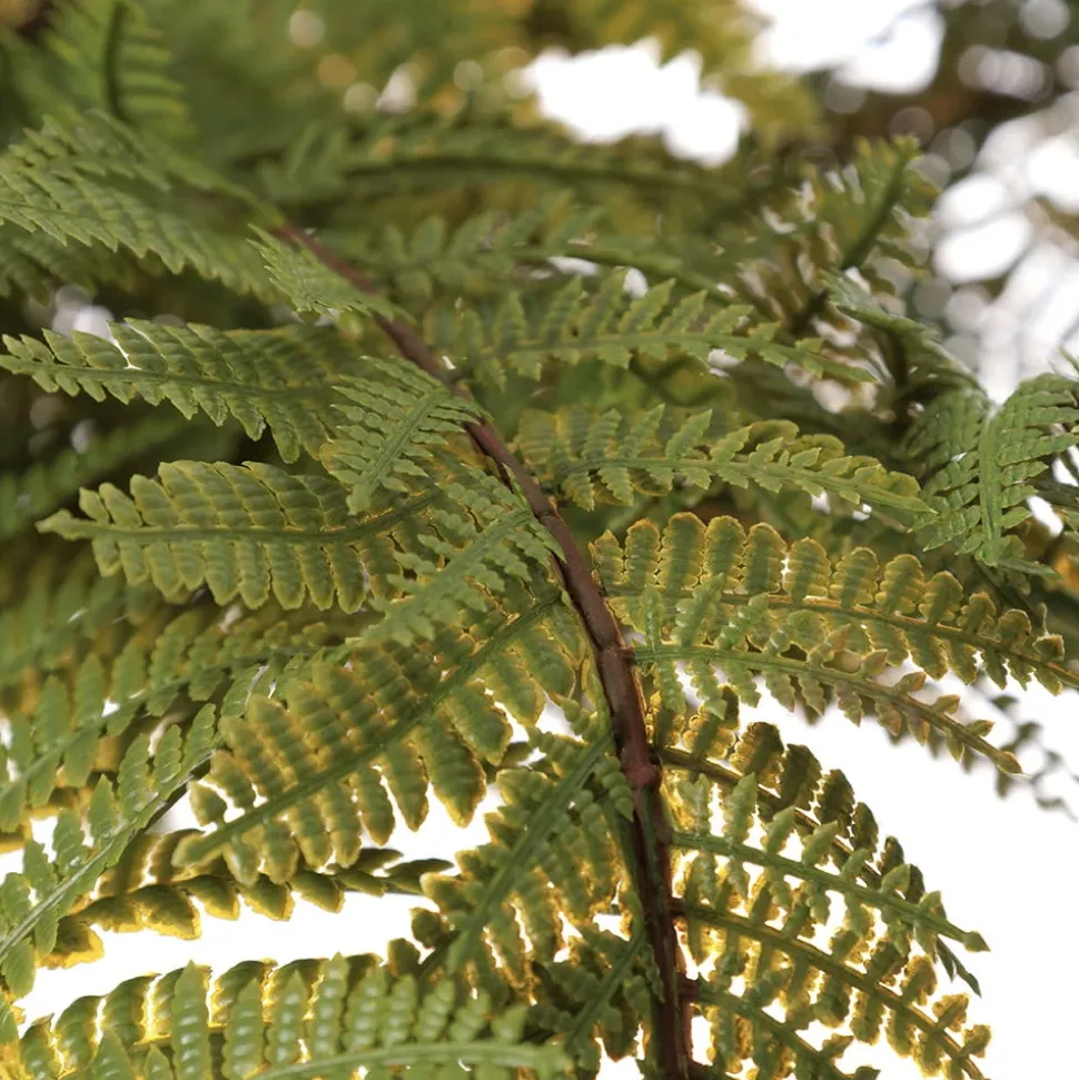 Pic de fougère boston verte artificielle, 19″