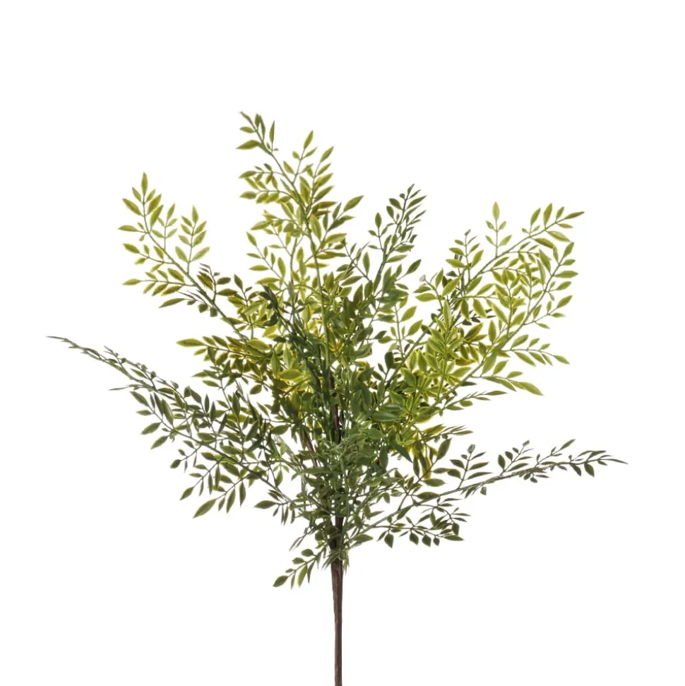 Pic de fougère verte artificielle, 17″