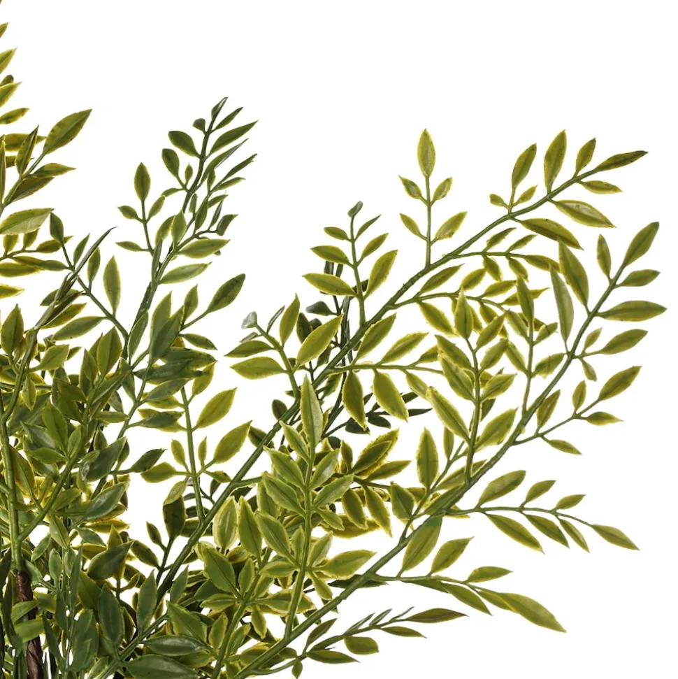 Pic de fougère verte artificielle, 17″