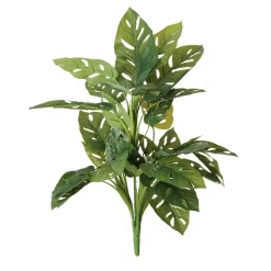 Pic de monstera andansonii artificiel au toucher réel, 22″
