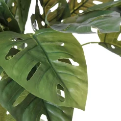 Pic de monstera andansonii artificiel au toucher réel, 22&Prime;