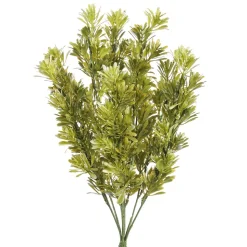 Pic de podocarpus vert foncé artificiel, 16″