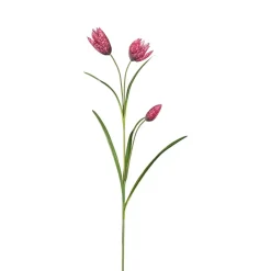Pink fritillary artificial flower, 27″