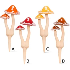 Piquet de jardin en forme de champignon, 12″