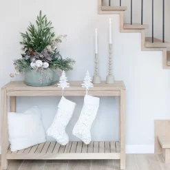 Plain matte iron candleholder, 16