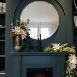 Plain matte iron candleholder, 16