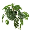 Plant de monstera retombant artificiel en pot, 9 x 15,5″