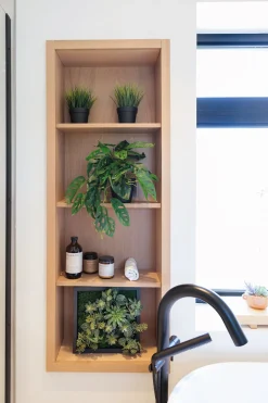 Plant de monstera retombant artificiel en pot, 9 x 15,5″