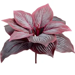 Plant d’hosta bourgogne artificiel, 7″