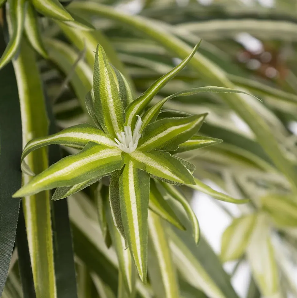 Plante araignée artificielle en pot suspendu, 30 x 22″