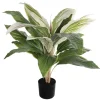 Plante artificielle, cordyline au toucher réel, 28″