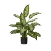 Plante artificielle de dieffenbachia, 19″
