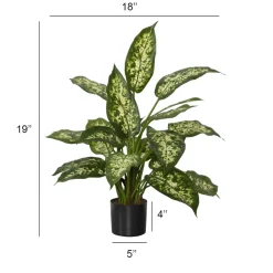 Plante artificielle de dieffenbachia, 19″