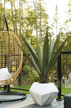 Plante artificielle extérieure, agave américana, 53″