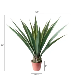 Plante artificielle extérieure, agave américana, 53″