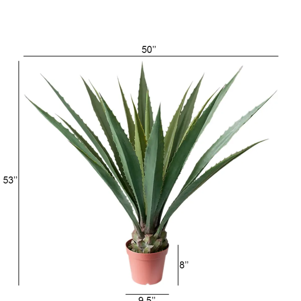 Plante artificielle extérieure, agave américana, 53″