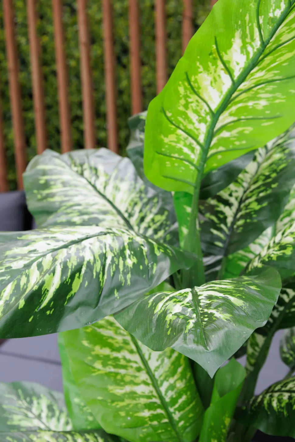 Plante artificielle extérieure, dieffenbachia, 59″