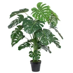 Plante artificielle extérieure, monstera, 48″