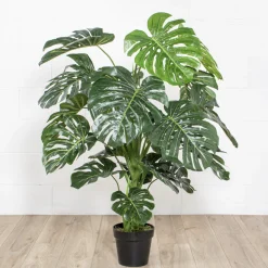 Plante artificielle extérieure, monstera, 48″