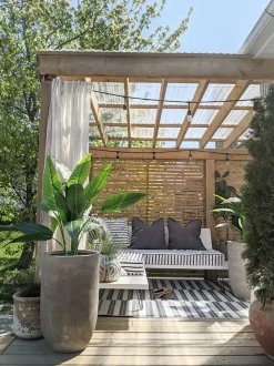 Plante artificielle extérieure, oiseau du paradis, 51″