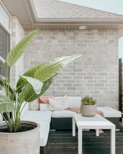 Plante artificielle extérieure, oiseau du paradis, 51″