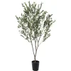 Plante artificielle extérieure, olivier, 79″