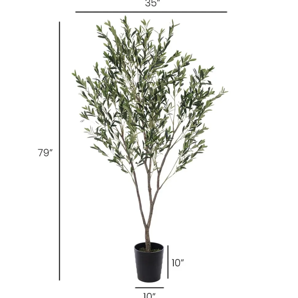 Plante artificielle extérieure, olivier, 79″