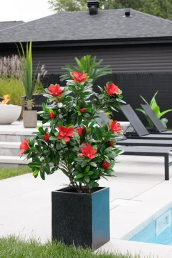 Plante artificielle extérieure, rhododendron, 47″