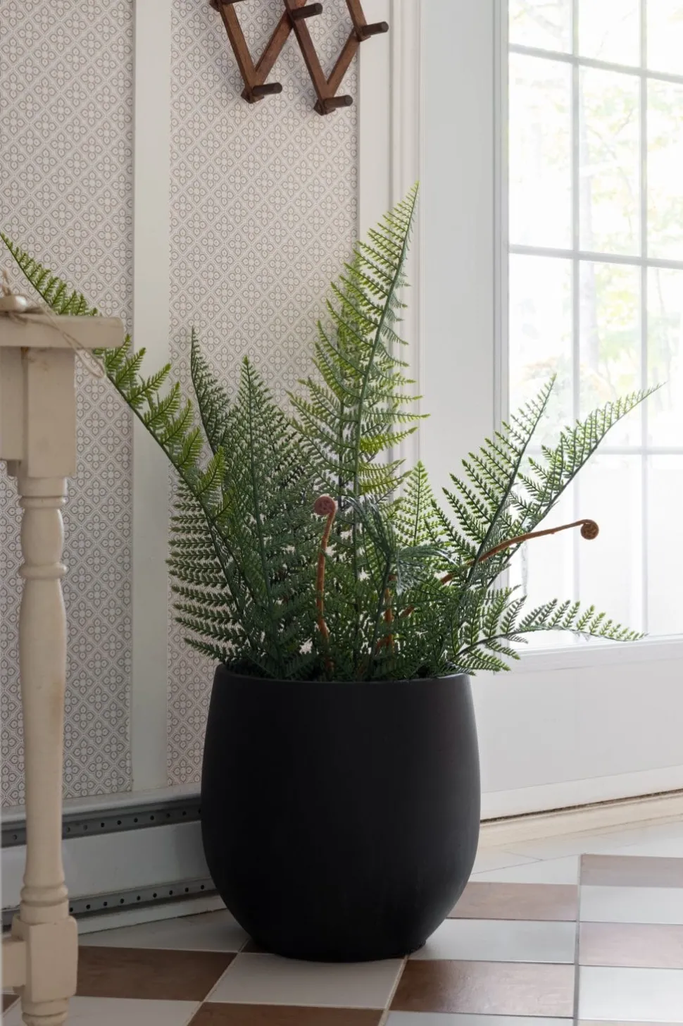 Plante artificielle fougère dryoptère, 36″