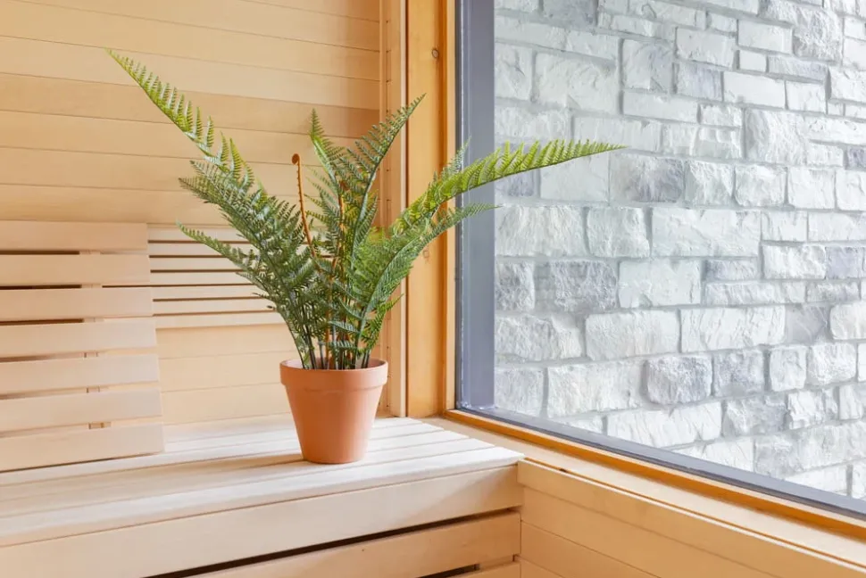 Plante artificielle fougère dryoptère, 36″