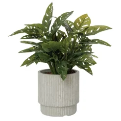 Plante artificielle monstera en pot, 26 x 22″