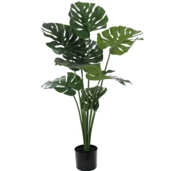 Plante artificielle monstera vert, 41″