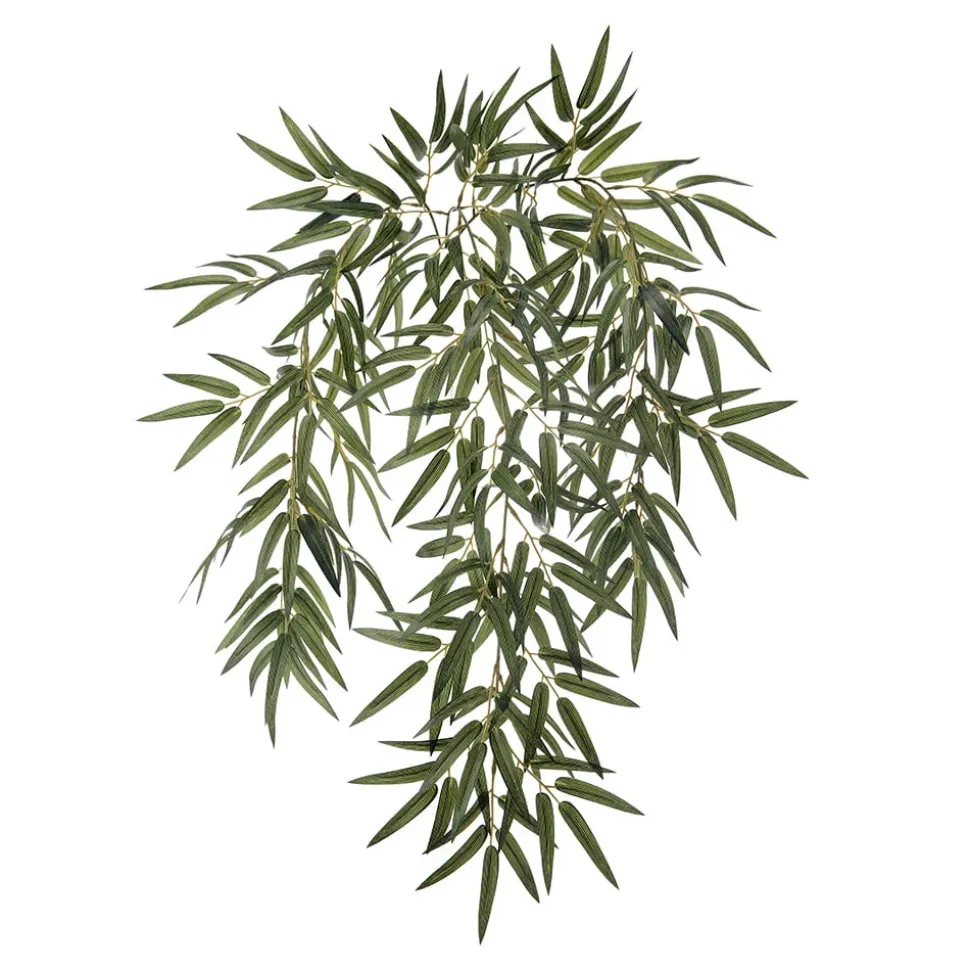 Plante de bambou suspendu artificiel, 32″