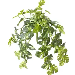 Plante suspendue de monstera artificiel, 24″