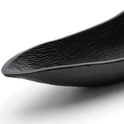 Plateau incurvé noir en aluminium, 3 x 15,5&Prime;