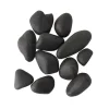 Polished black pebbles 20-40mm, 1kg