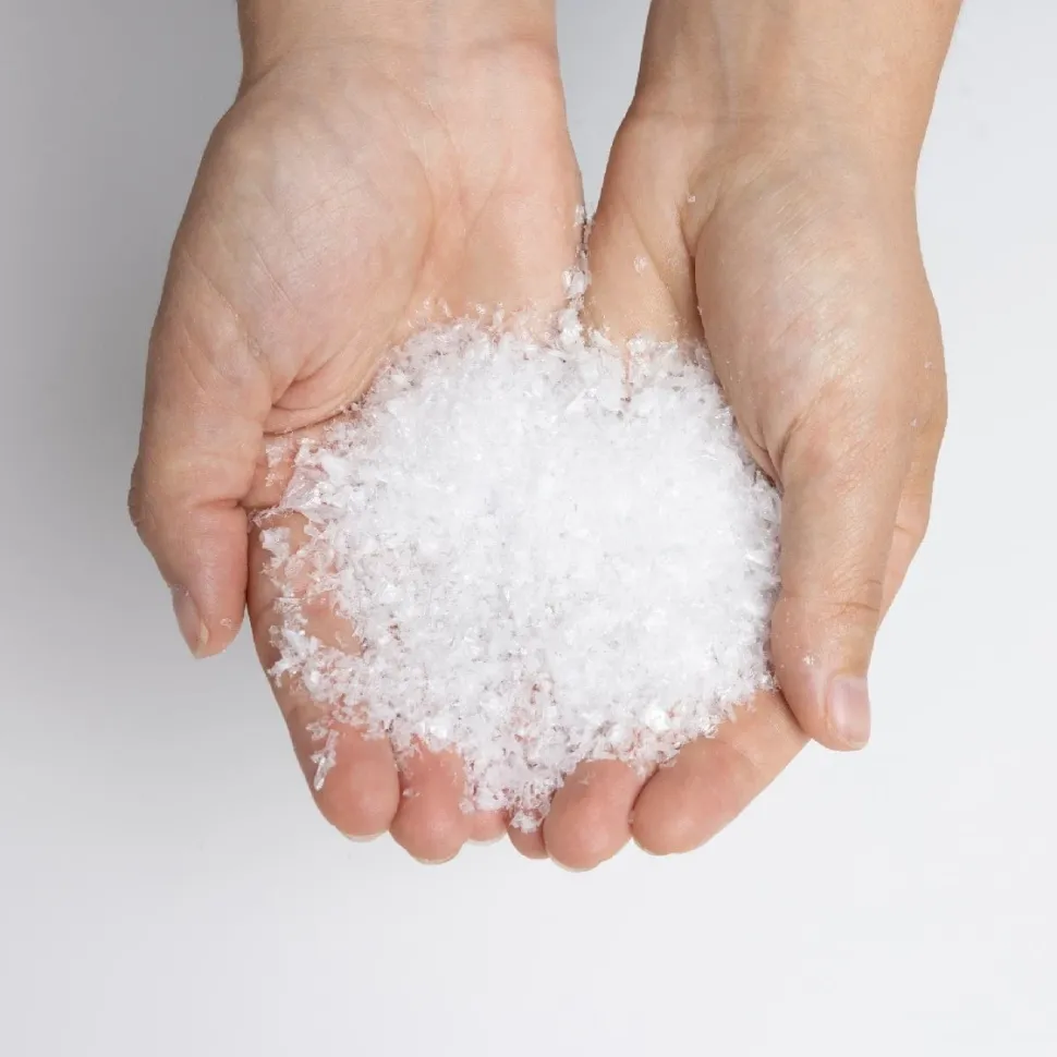 Polyester small snowflake bag, 100g