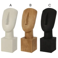 Polyresin abstract statue, 12,5 x 4,5"