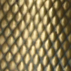 Pot pour plantes en métal doré, 5 x 7,5″