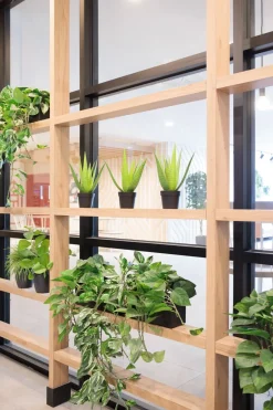 Potted artificial plant, aloe vera, 11″