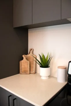 Potted artificial plant, aloe vera, 11″